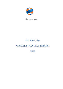 JSC Rushydro Annual Financial Report 2010