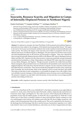 Insecurity, Resource Scarcity, and Migration to Camps of Internally Displaced Persons in Northeast Nigeria