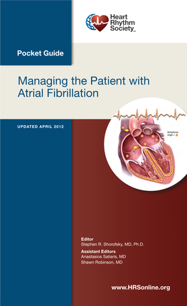 Managing the Patient with Atrial Fibrillation