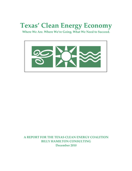 Texas' Clean Energy Economy
