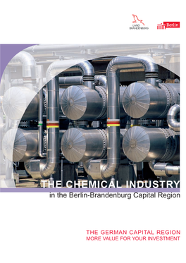 THE Chemical Industry in the Berlin-Brandenburg Capital Region