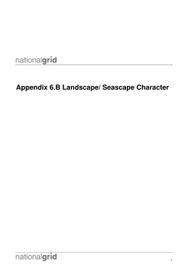 Appendix 6.B Landscape Character