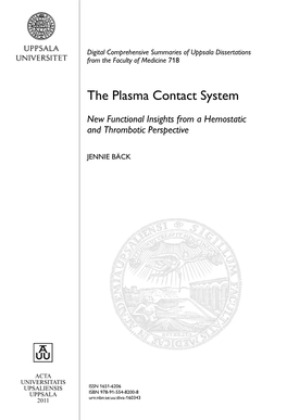 The Plasma Contact System