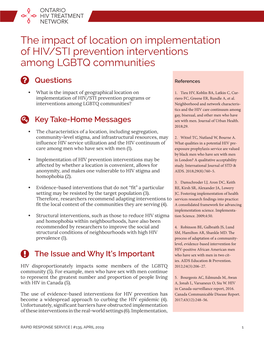 The Impact of Location on Implementation of HIV/STI Prevention Interventions Among LGBTQ Communities