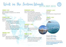 Week in the Aeolian Islands07-14 JULY 2019