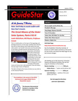 Guidestar January, 2015