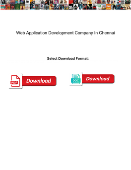 Web Application Development Company in Chennai