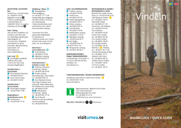 Vindelns Camping, RESTAURANTS & CAFÉS Simhall Finns I Centrala­Vindeln, ­Friluftsanläggning, Tel