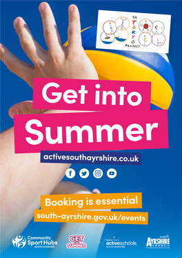Get Into Summer Activesouthayrshire.Co.Uk