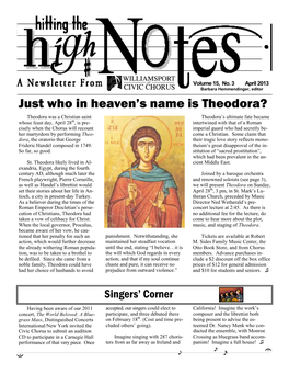 Just Who in Heaven's Name Is Theodora?