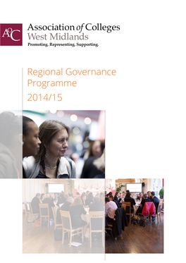 Regional Governance Programme 2014/15 About the Programme