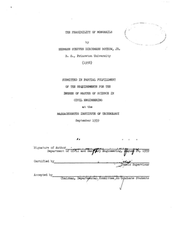 Department of Ciil and Sajry Engineering, Ft 4, 1959 Certified By