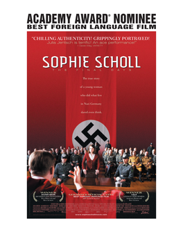 Sophie Schollscholl the Final Days