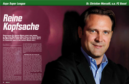 Axpo Super League Dr. Christian Marcolli, U.A. FC Basel Reine Kopfsache