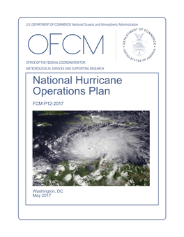 2017 National Hurricane Operations Plan, with Change 1