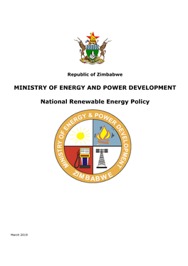 National Renewable Energy Policy