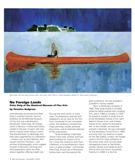 Peter Doig at the Montreal Museum of Fine Arts