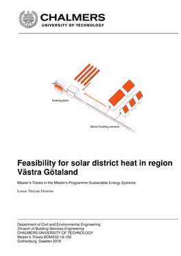 Feasibility for Solar District Heat in Region Västra Götaland
