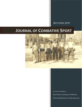 Journal of Combative Sport