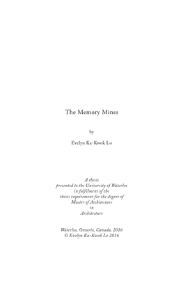 The Memory Mines