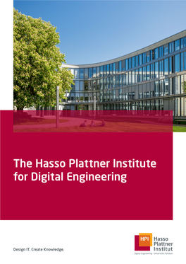 The Hasso Plattner Institute for Digital Engineering