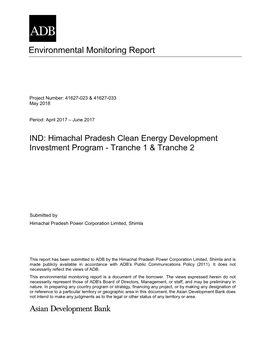 Environmental Monitoring Report