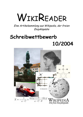 WIKIREADER Eine Artikelsammlung Aus Wikipedia, Der Freien