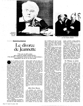 Le Divorce De Jeannette