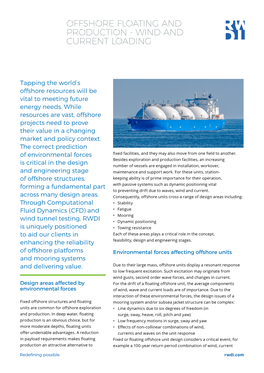 Offshore Floating and Production - Wind and Current Loading