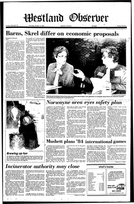 October 14, 1982 Westland, Michigan 48 Pages Twenty-Ffvexents
