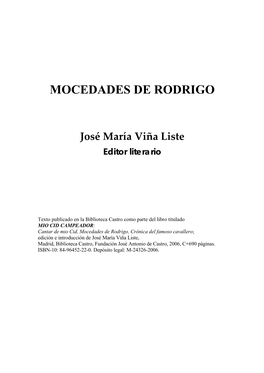 Mocedades De Rodrigo