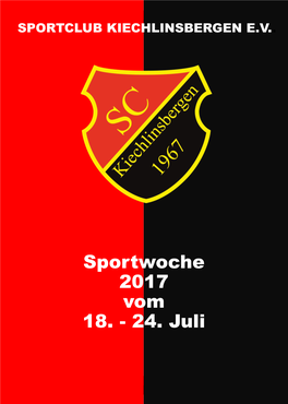 Sportwoche 2017 Vom 18