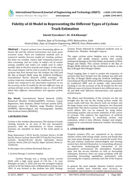 Fidelity of AI Model in Representing the Different Types of Cyclone Track Estimation