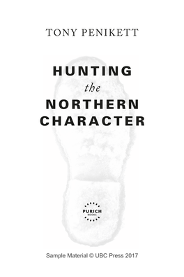 HUNTING the NORTHERN CHARACTER