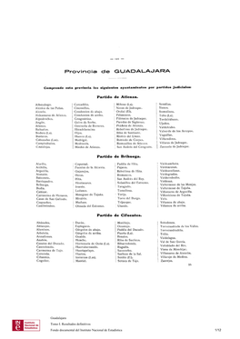 Provincia De GUADALAJARA