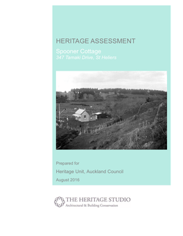 Heritage Assessment