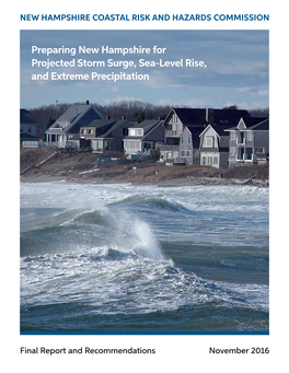Preparing New Hampshire for Projected Storm Surge, Sea-Level Rise, and Extreme Precipitation