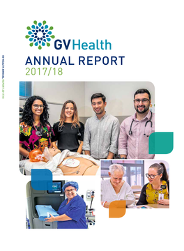 ANNUAL REPORT 2017/18 ANNUAL REPORT 2017/18 OUR VISION Healthy Communities