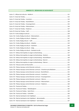 129 Annexe N°3 : Réservoirs De Biodiversité