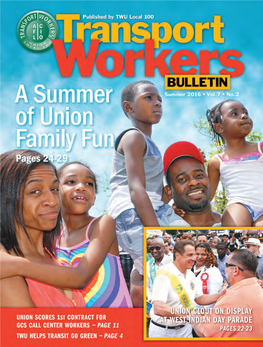 TWU Bulletin Summer 2016