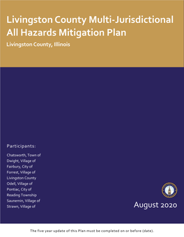 Livingston County Multi-Jurisdictional All Hazards Mitigation Plan