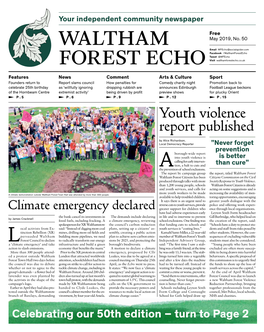 Waltham Forest Echo #50, May 2019