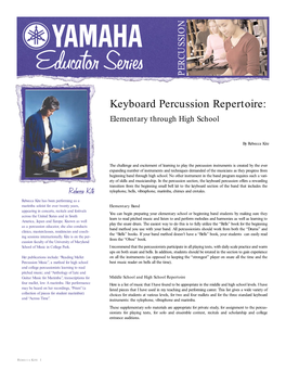 Educator Series PERCUSSION