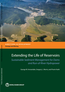 Sustainable Sediment Management for Dams and Run-Of-River Hydropower