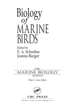 Seabirds in the Marine Environment 3