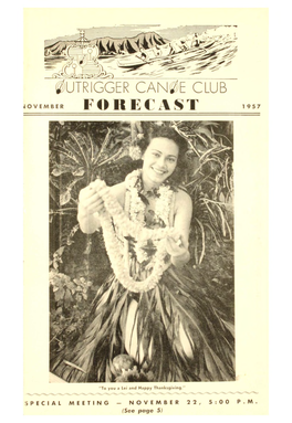 Forecast 1957