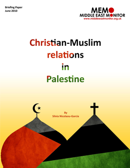 Christian-Muslim Relations in Palestine