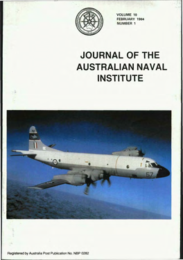 Journal of the Australian Naval Institute