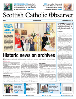 Historic News on Archives