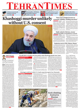 Khashoggi Murder Unlikely Without U.S. Consent